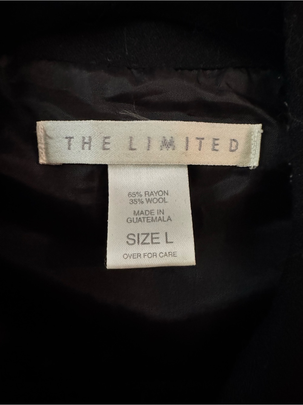 The Limited double breasted cropped black vest - Picture 4 of 4